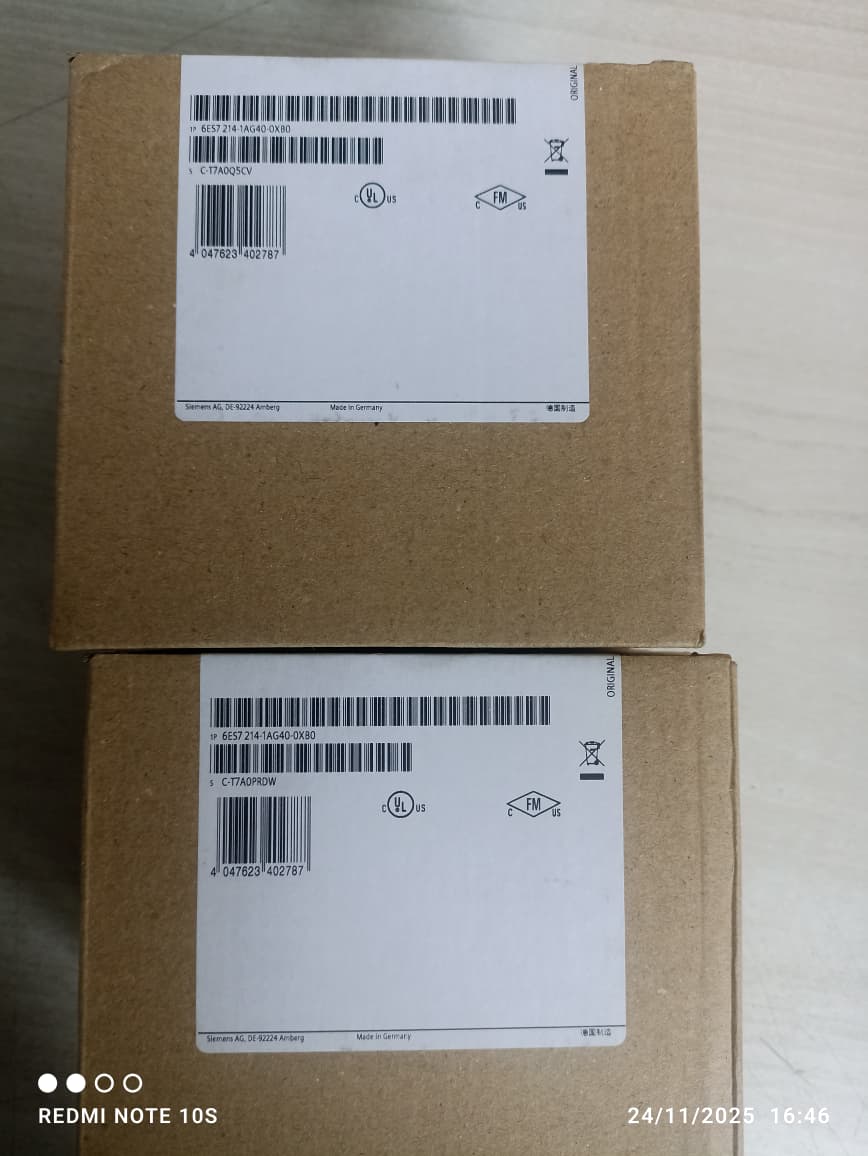 Siemens Simatic S7-1200 CPU 1214C (6ES7214-1AG40-0XB0) - Compact PLC Supplier India - JRM Solutions