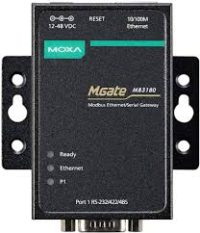 Moxa MGate MB3180 - 1-Port Modbus RTU/ASCII to Modbus TCP Gateway - JRM Solutions