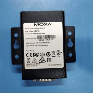 Moxa MGate MB3180 | 1-Port Modbus RTU/ASCII to TCP Gateway - JRM Solutions