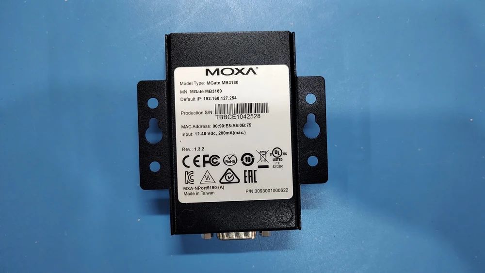 Moxa MGate MB3180 | 1-Port Modbus RTU/ASCII to TCP Gateway - JRM Solutions