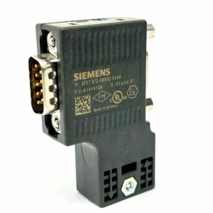 Siemens 6ES7972-0BB52-0XA0 | PROFIBUS FC Connector 90° with PG Socket - JRM Solutions
